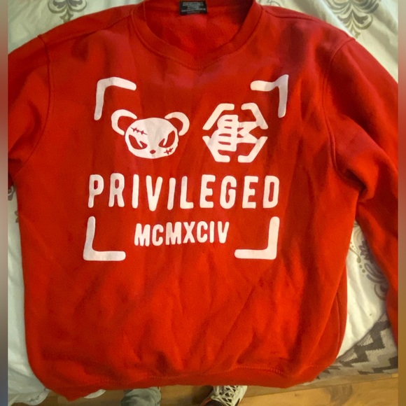BLEACKER & MERCER PRIVELEGED SWEATSHIRT - Picture 1 of 5